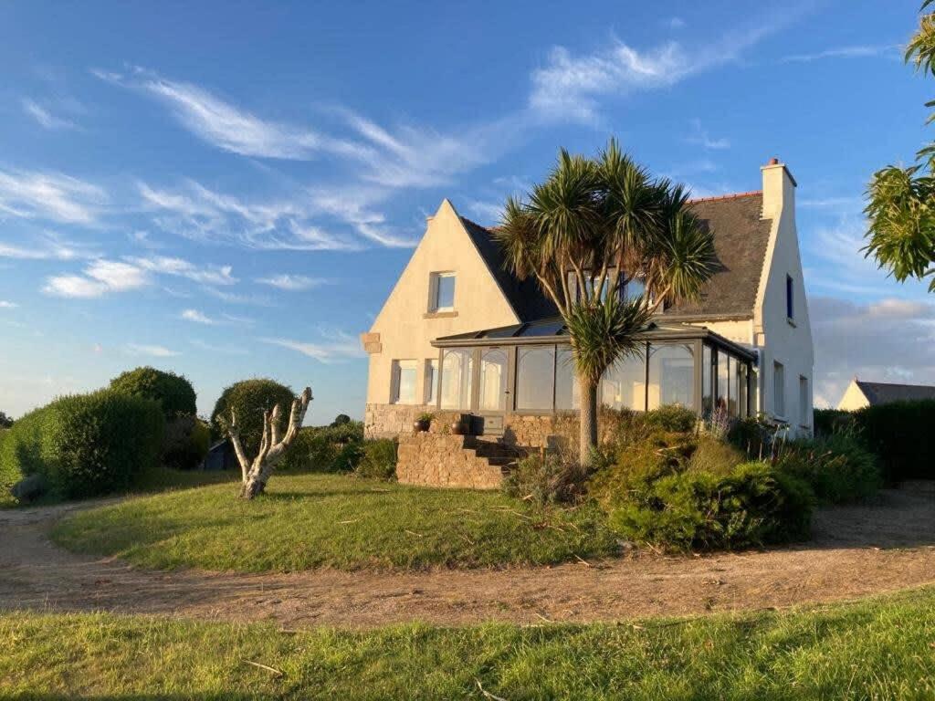 Kermartin - Maison De Famille Avec Vue Sur La Baie De Morlaix Plouézocʼh Esterno foto