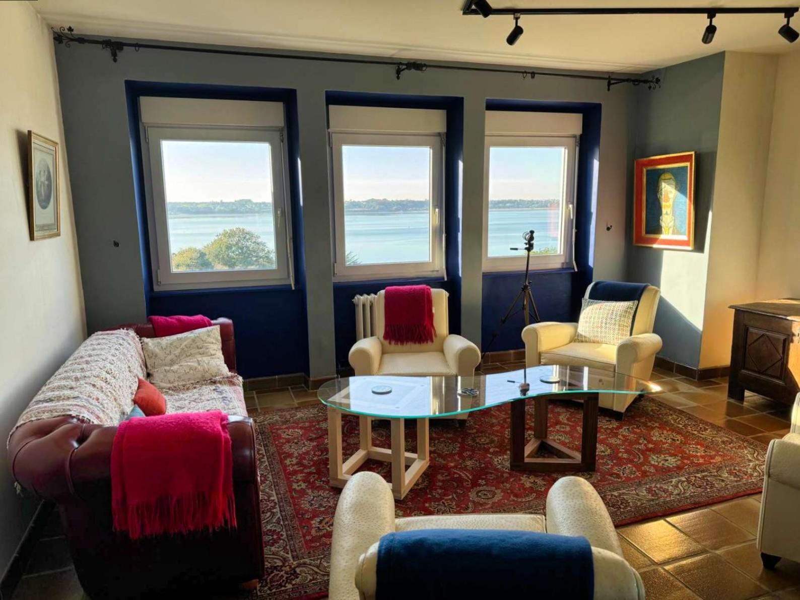 Kermartin - Maison De Famille Avec Vue Sur La Baie De Morlaix Plouézocʼh Esterno foto